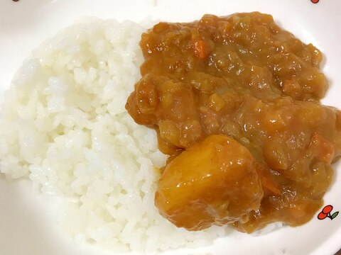 牛乳でまろやか子供向けカレーライス